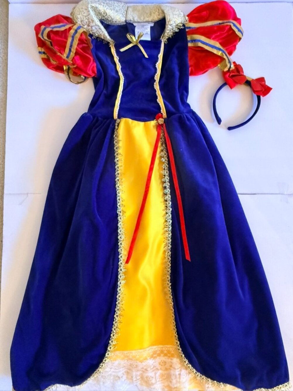 Rubie's Snow White Girls Medium Princess Costume Dress & Headband